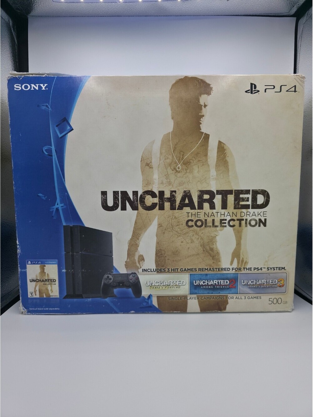 Playstation 4 500GB Console Uncharted The Nathan Drake Collection Bundle CIB